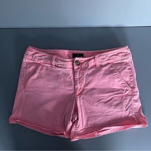 American Eagle Midi Stretch Bubblegum Pink Chino Short 8 Barbiecore Wide Leg